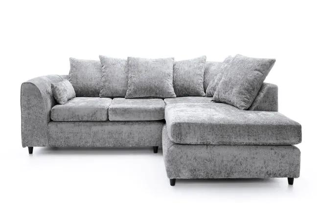 Crush Velvet L-Shape Dylan Sofa